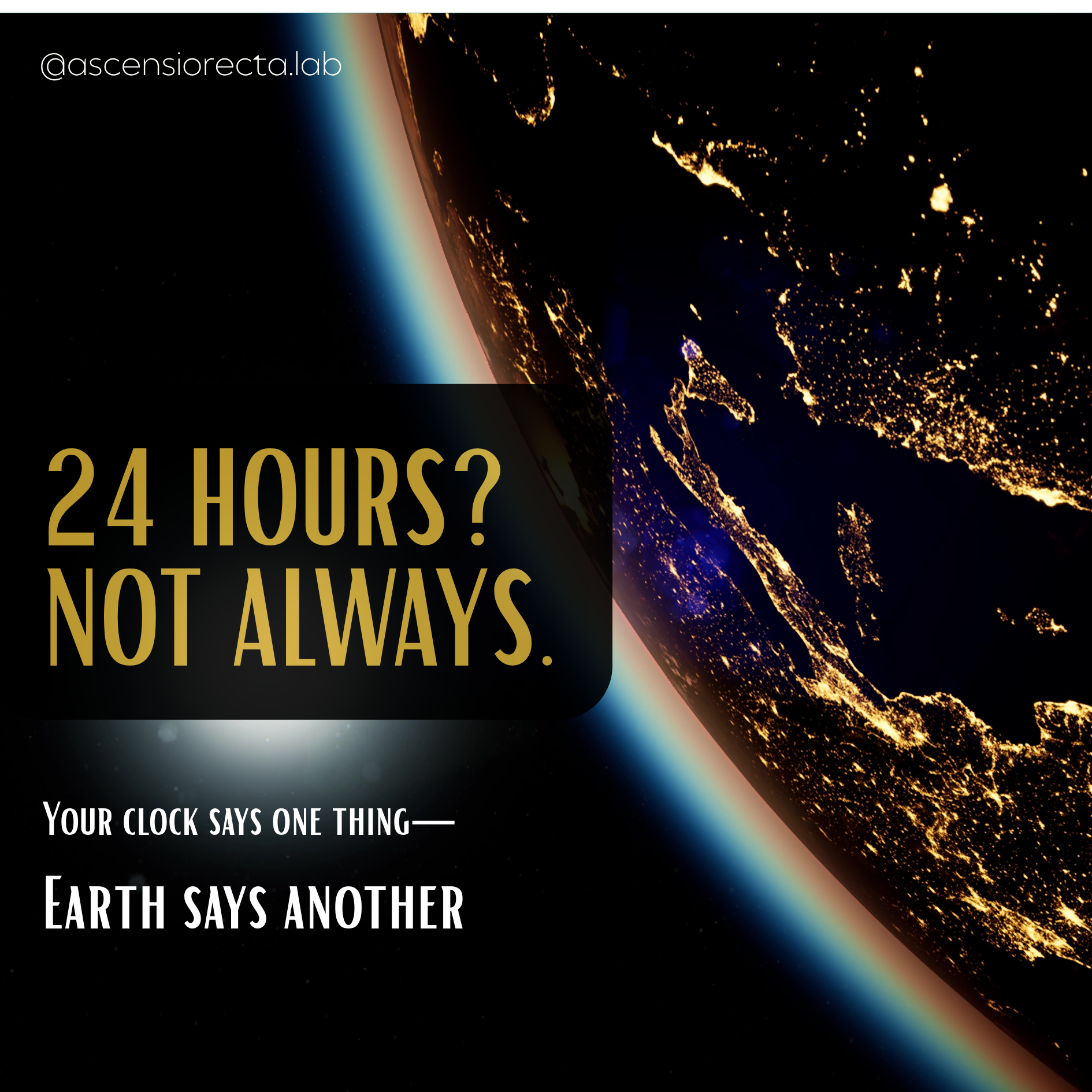 Not All Days Are 24 Hours
